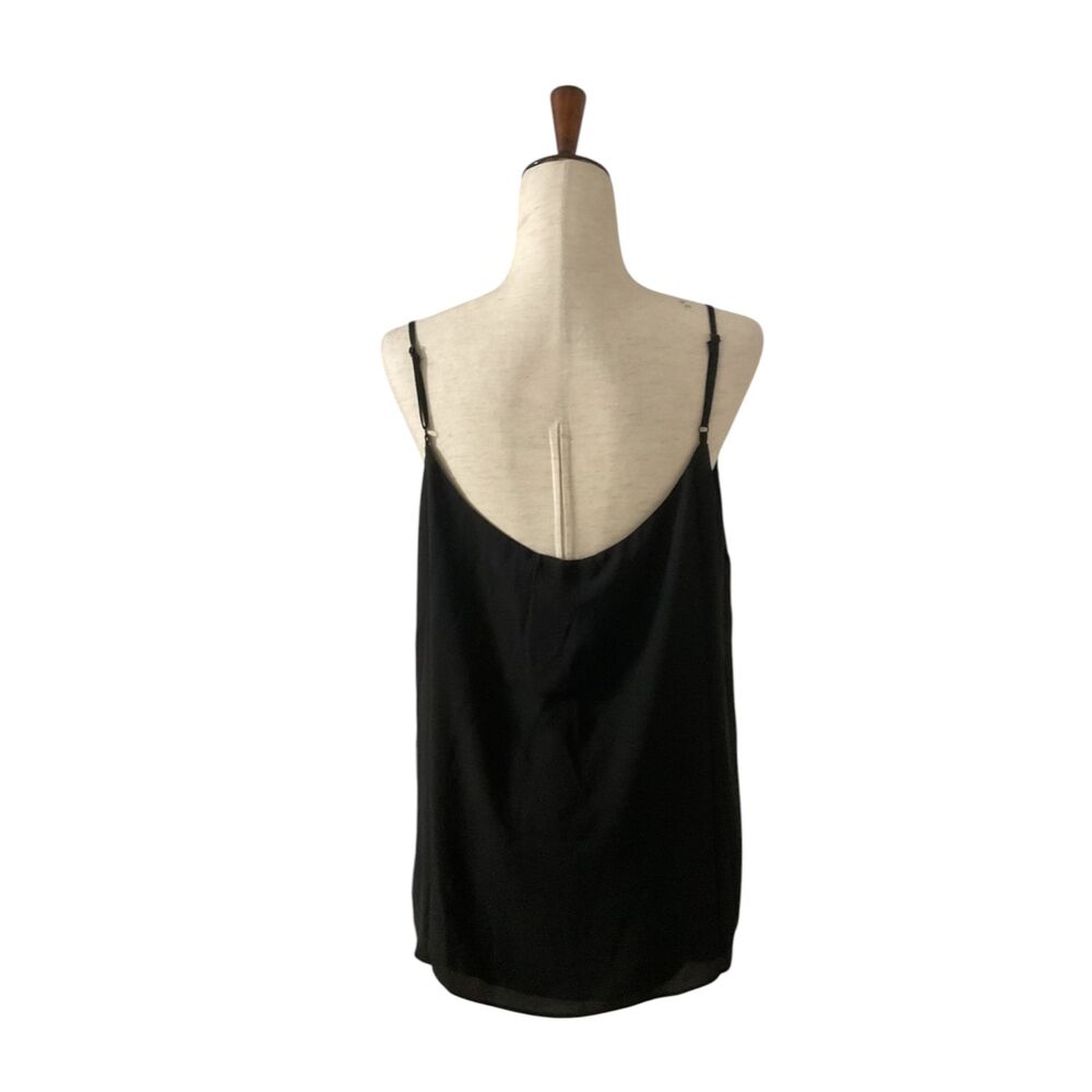 Tahari Black Cami Mesh Lined Tank Size XL - Picture 7 of 13